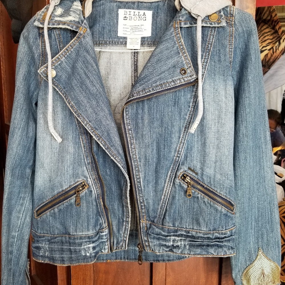 Denim design jacket application